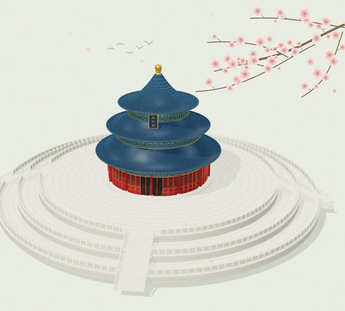 Temple of Heaven 3D model